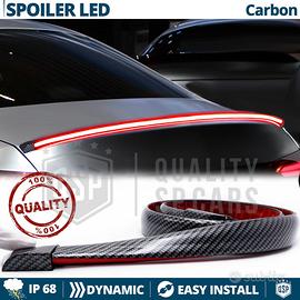 SPOILER LED Posteriore per AUDI R8 TT IN Carbonio