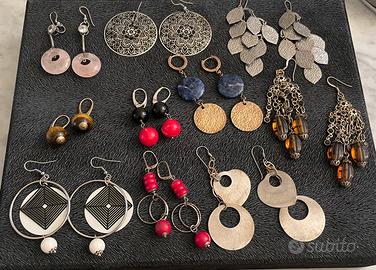 Set n. 10 paia di orecchini