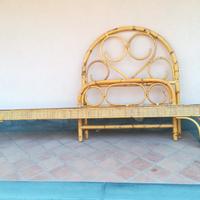 Letto in rattan