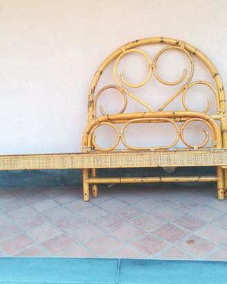 Letto in rattan