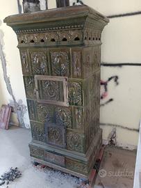 stufa maiolica Castellamonte ceramiche savio