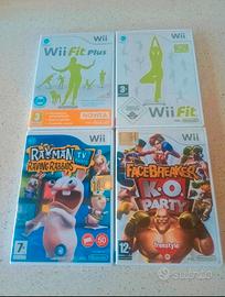 Lotto 4 Giochi Nintendo Wii Rayman Wii Fit