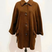 Cappotto oversize lana e angora 