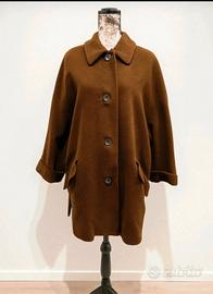 Cappotto oversize lana e angora 