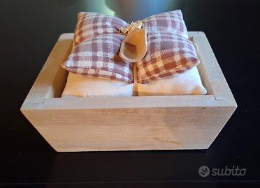 Set profumatore in scatola di legno