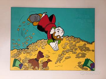Quadro dipinto a mano stile Pop Art