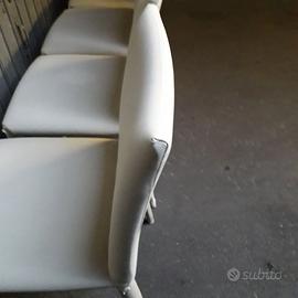 Sedie da sala moderne bianche