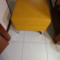 Pouf in pelle Chateau D'Ax