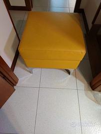 Pouf in pelle Chateau D'Ax