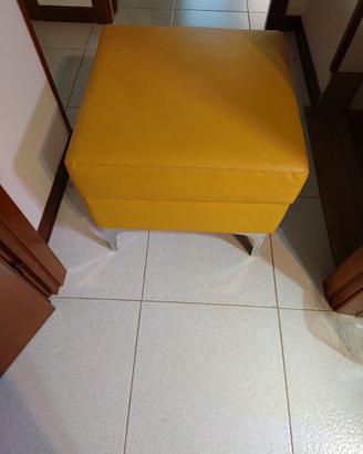 Pouf in pelle Chateau D'Ax
