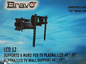 STAFFA SUPPORTO BRAVO da muro  per televisore