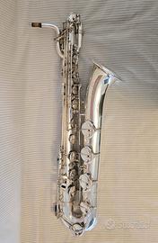 Sax Baritono Selmer Serie 2 Placcato Argento 