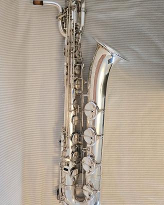 Sax Baritono Selmer Serie 2 Placcato Argento 