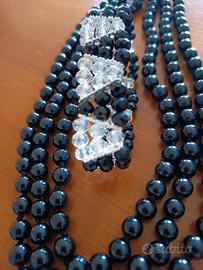 collana lunga e bracciale