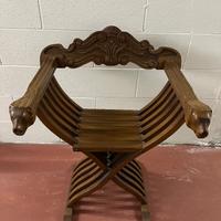 Sedia savonarola pieghevole