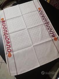 asciugapiatti a punto croce 