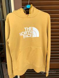 Felpa the north face senape taglia S/P