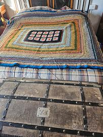 Coperte di lana fatte all'uncinetto