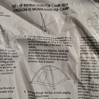 Tenda campeggio - 2 posti  Bertoni con verandina