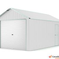 Prefabbricato box cantiere 360x610 21.9mq bianco