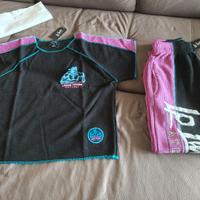 Completo Maglia e Pant LP Bicolor Fucsia-Nero Tg S