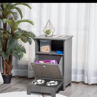 Mobile multiuso con ciotole per cani e gattj