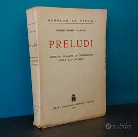 Giuseppe Flores D’Arcais -Preludi-Antologia (1944)