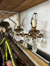 Coppia di lampadari d’epoca