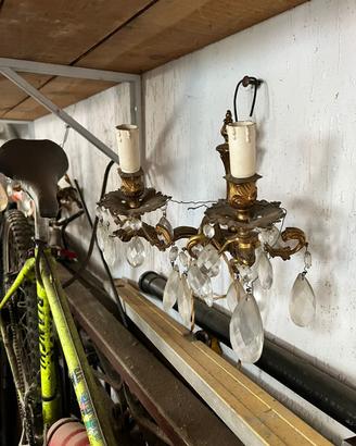 Coppia di lampadari d’epoca