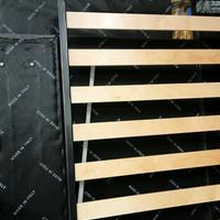 letto matrimoniale a contenitore colore grigio 