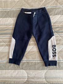Pantalone felpato bambino Hugo Boss blu tg.2 anni