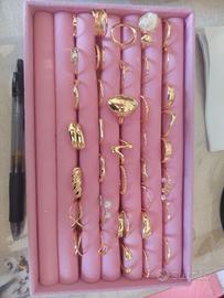 set di anelli in rame 