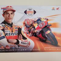 poster Marc Marquez 93 Honda Ufficiale 2019