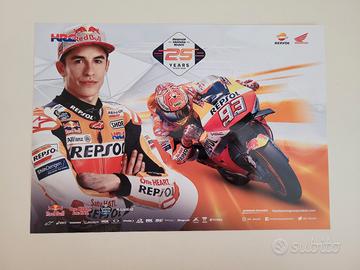 poster Marc Marquez 93 Honda Ufficiale 2019