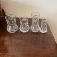 Servizio di bicchieri in cristallo Vintage 60/70