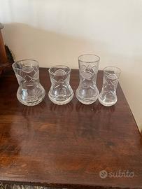 Servizio di bicchieri in cristallo Vintage 60/70