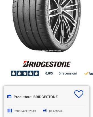 245 35 R19 bridgestone potenza 4 gomme