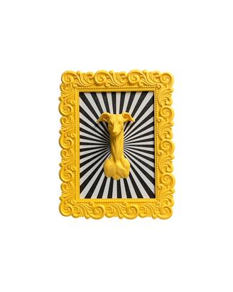 Levriero - Cornice Barocca/Pop Art