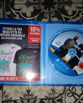 Giochi PS4: UFC 4, FIFA 19, 20, 22 – Ottime condiz