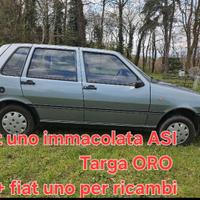 Fiat uno ASI targa ORO perfetta 95000km