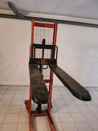 Muletto manuale idraulico portata massima 1000 kg