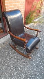 vintage sedia a dondolo 