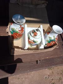  trio di Vasetti in ceramica 