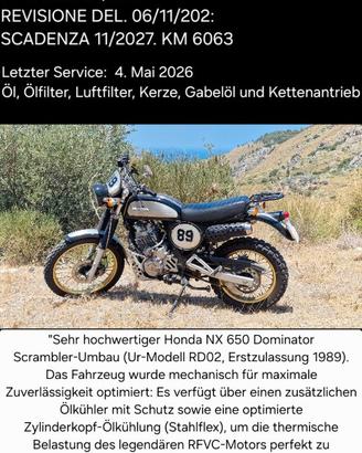NX650 Dominator Scrambler