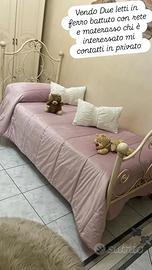 lettini in ferro battuto 