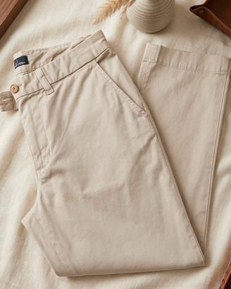 Pantaloni Capri donna Fred Perry Beige – Taglia 40