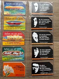 Lotto cached telefoniche rare campagna illegalità