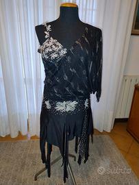 Abito ballo danze latino americane nero 