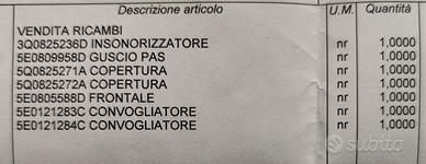 KIT frontale musetto carrozzeria per SKODA Octavia