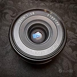 Obiettivo Nikon Serie E 28 mm F 2.8